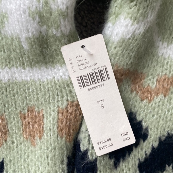 Anthropologie Mint Turtleneck Tunic Sweater - Picture 7 of 9